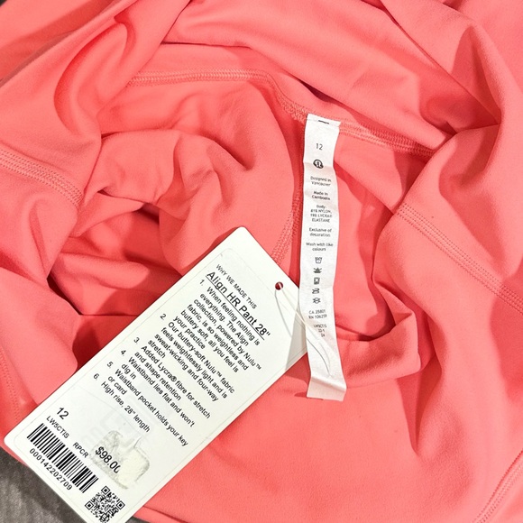 Lululemon Align HR Pants NWT with FREE New Reusable Bag [791] - Picture 8 of 8